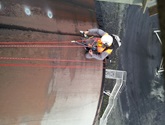 Thickness reading and mapping large coal hopper