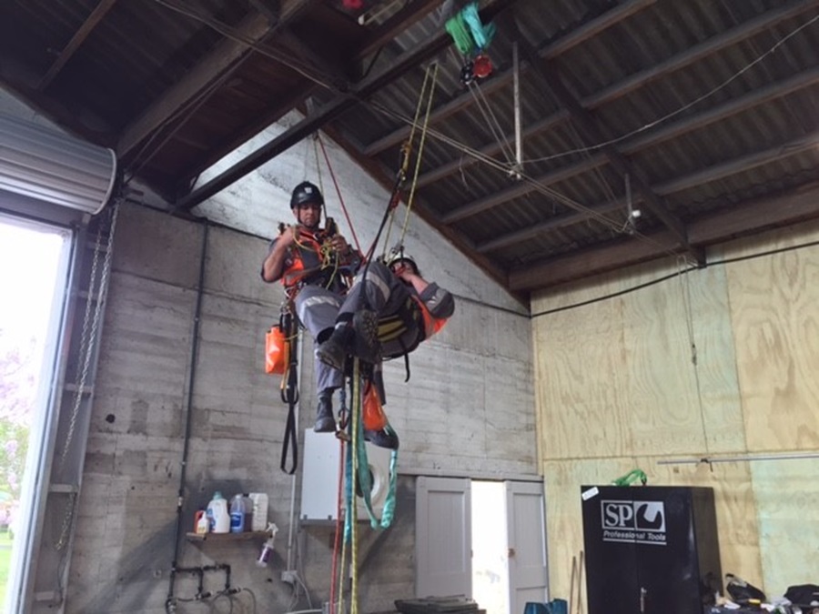 Rescue training is an essential part of NZIA’s culture and Industrial rope access techniques